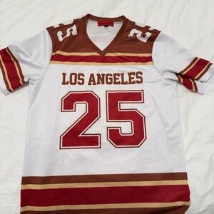 BTS Jhope LA 25 Brown and Red Jersey